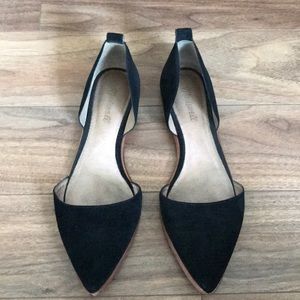Arielle d’Orsay Flats in suede